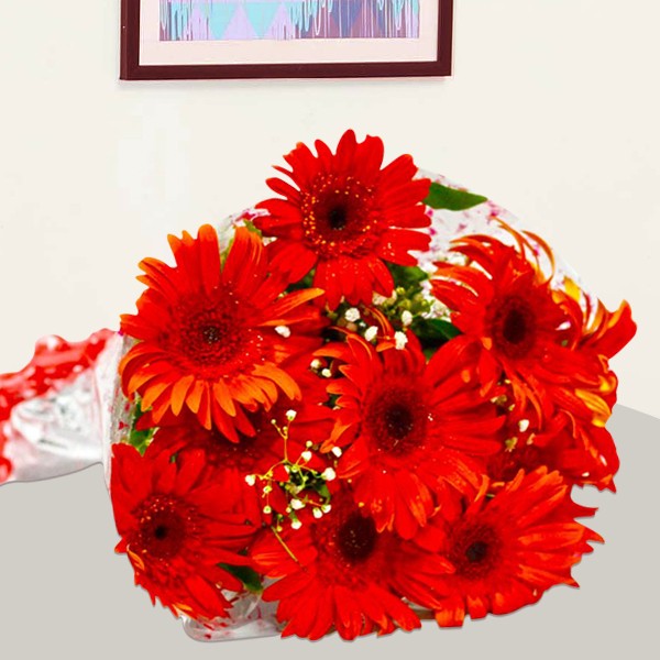 Orange Gerbera Bouquet 